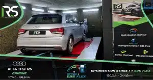 Reprogrammation Moteur Audi A1 1.4 TFSI 125ch Stage 1 + E85 Flexfuel