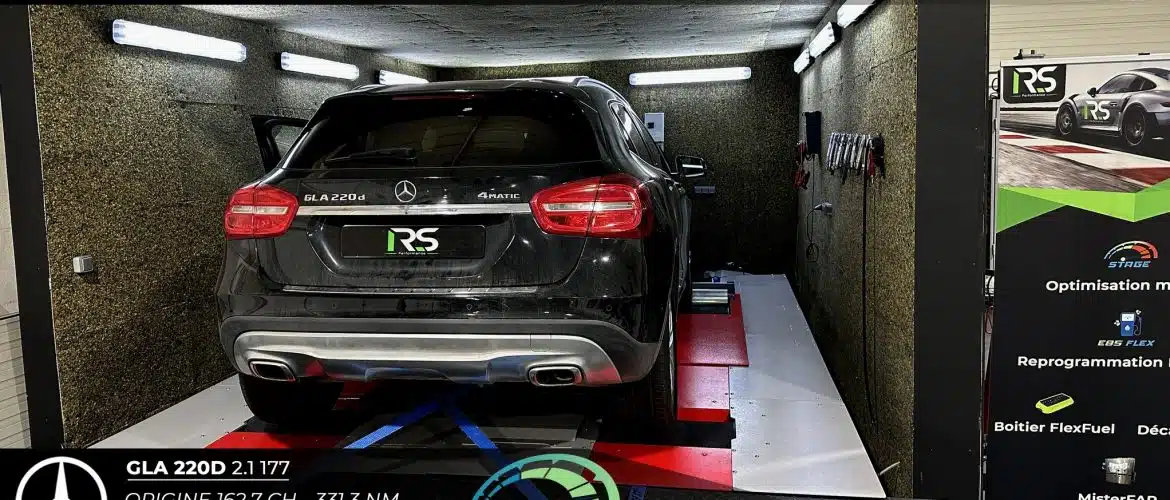 Reprogrammation Moteur Stage 1 Mercedes GLA 220D 2.1 177