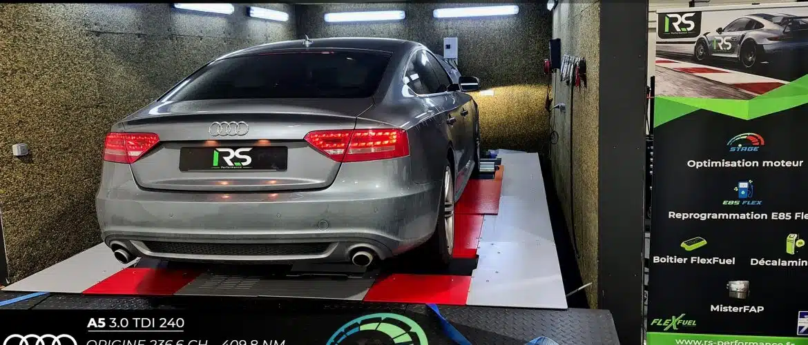 Reprogrammation Moteur Stage 1 Audi A5 3.0 V6 TDI 240