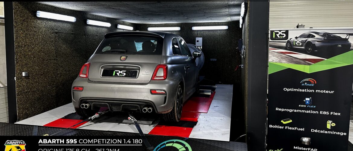 Reprogrammation Moteur Stage 1 ABARTH 595 COMPETIZION 1.4 180