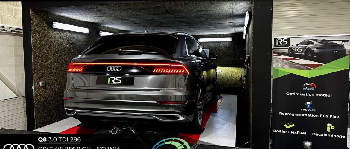 Reprogrammation Moteur Stage 1 AUDI Q8 3.0 TDI 286