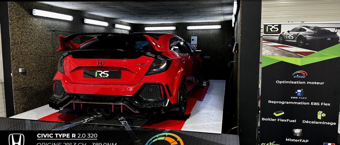 Reprogrammation Moteur Stage 2 HONDA TYPE-R 2.0T 320