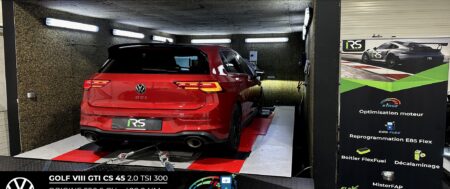 Reprogrammation Moteur Stage 1 + E85 FlexFuel VOLKSWAGEN GOLF VIII GTI CLUBSPORT 45 2.0 TSI 300